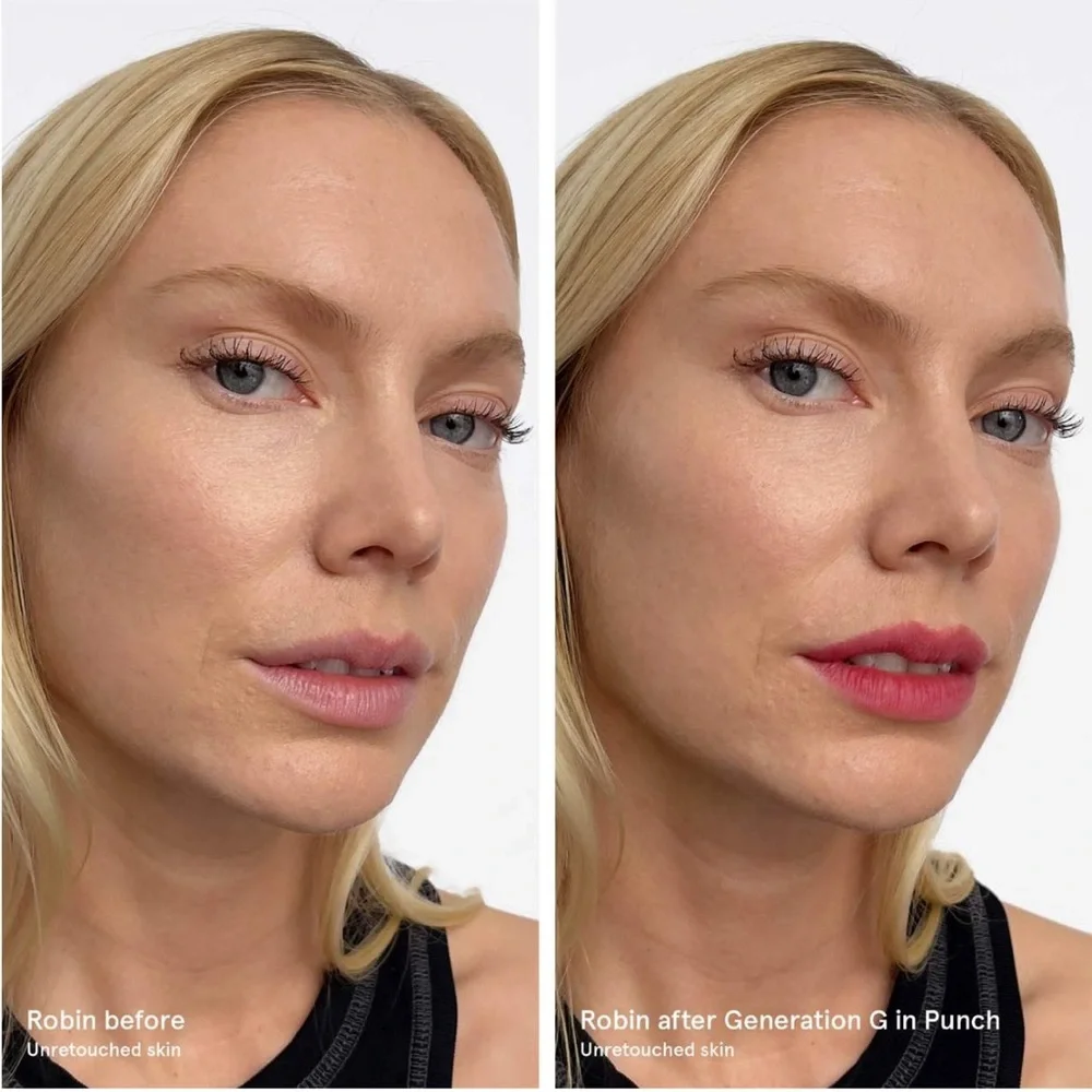 GLOSSIER Generation G Sheer Matte Lipstick in Punch 3 g Full Size - Picture 8 of 12